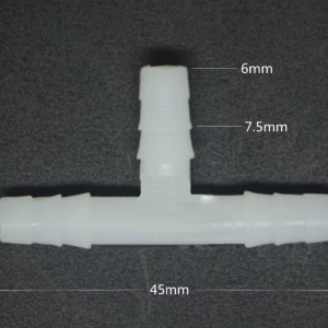 T-kus pro hadičku 6mm